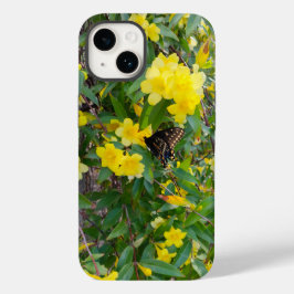 Funda Para iPhone 14 De Case-Mate Funda de teléfono de mariposa y flores amarillas