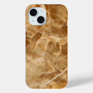 Para iPhone 15 Funda de teléfono de mármol de caramelo de lujo