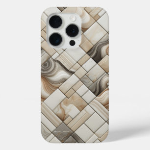 Para iPhone 15 Pro Funda de teléfono de mármol diagonal moderna - Flu