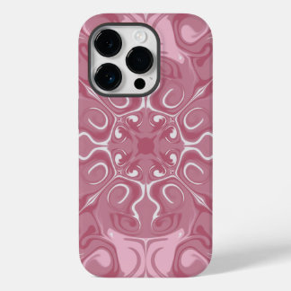 Funda Para iPhone 14 Pro De Case-Mate Funda de teléfono de mármol rosa dibujada a mano