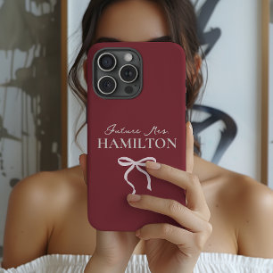 Funda Para iPhone 14 Pro Max De Case-Mate Funda de teléfono de novia con nombre personalizad