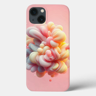 Para iPhone 13 Funda de teléfono de nube abstracta de pasteles su