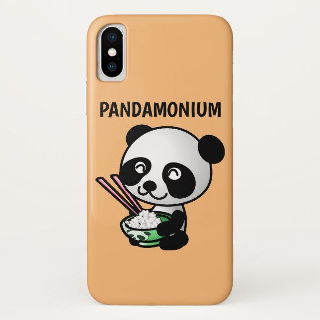Case-Mate PARA iPhone FUNDA DE TELÉFONO DE OSO PANDA PAYASADAS PANDAMONI (Reverso)