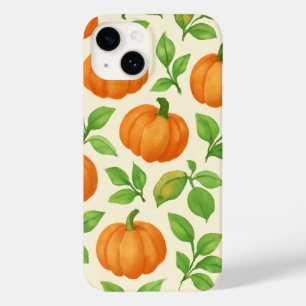 Funda Para iPhone 14 De Case-Mate Funda de teléfono de otoño de calabaza – Hojas lin