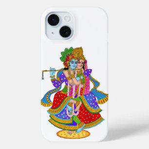 Para iPhone 15 Funda de teléfono de Radha Krishna