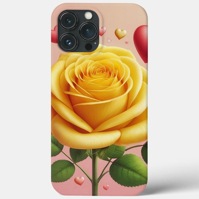 Case-Mate Para iPhone Funda de teléfono de rosa amarilla (Reverso )