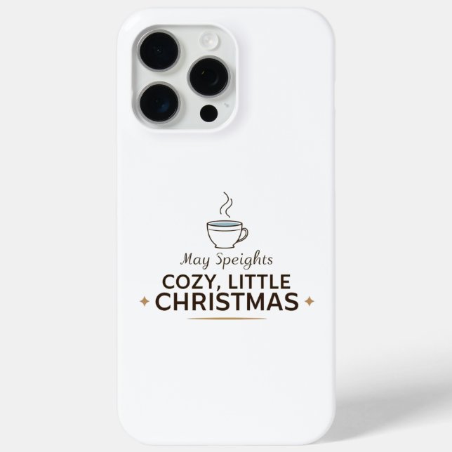 Case-Mate Para iPhone Funda de teléfono de taza de café de Navidad Peque (Reverso )
