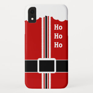 Para iPhone XR Funda de teléfono de traje de Santa