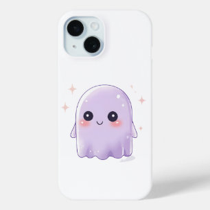 Para iPhone 15 Funda de teléfono fantasma Kawaii linda Hallowee