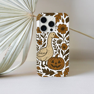 Para iPhone 15 Pro Funda de teléfono floral de otoño de temporada de