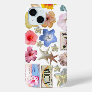 Para iPhone 15 Funda de teléfono floral linda y bonita