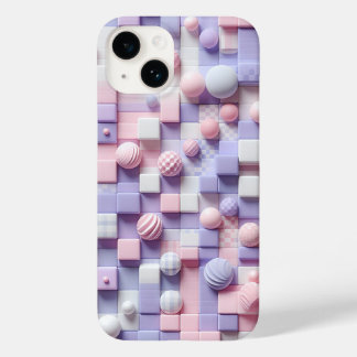 Funda Para iPhone 14 De Case-Mate Funda de teléfono floral rosa Shabby Chic - Lavand