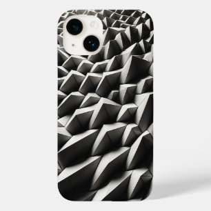 Funda Para iPhone 14 De Case-Mate Funda de teléfono geométrica 3D blanca moderna - M