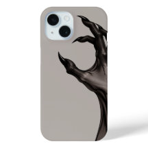 Funda de teléfono gótica Mano de Bruja Negra