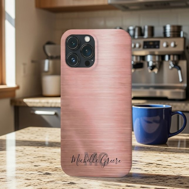 Case-Mate Para iPhone Funda de teléfono metálica de rosa chic (Subido por el creador)