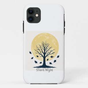 Para iPhone 11 Funda de teléfono Moon Tree Silent Night