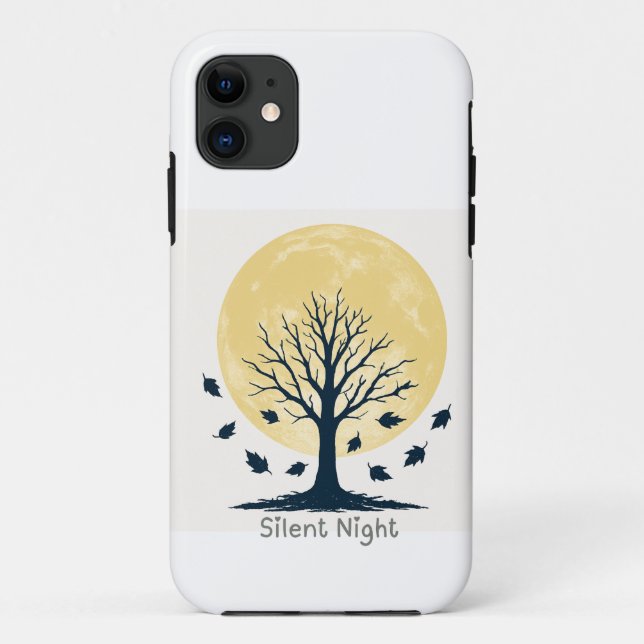 Case-Mate Para iPhone Funda de teléfono Moon Tree Silent Night (Reverso)