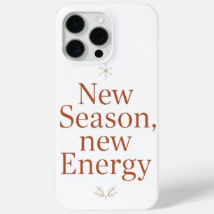 Para iPhone 15 Pro Max Funda de teléfono motivacional de nueva temporada