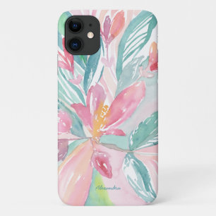 Para iPhone 11 Funda de teléfono personalizada con arte de acuare