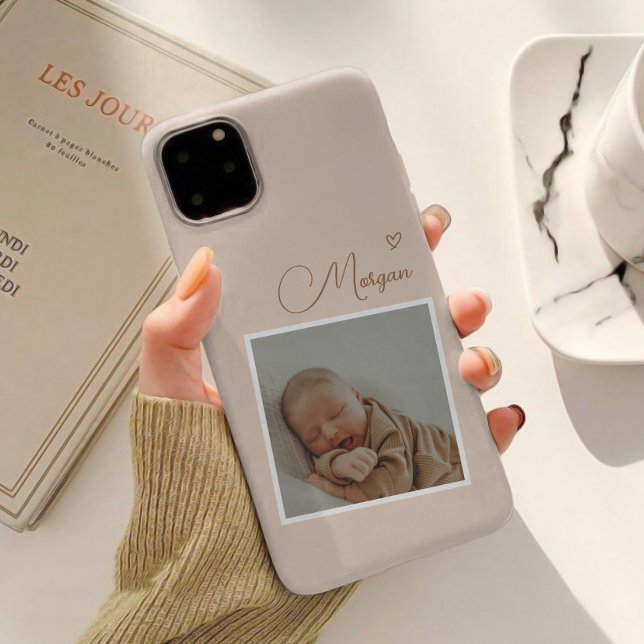 Case-Mate Para iPhone Funda de teléfono personalizada con foto con letra (Subido por el creador)
