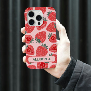 Para iPhone 15 Pro Funda de teléfono personalizada con patrón de fres