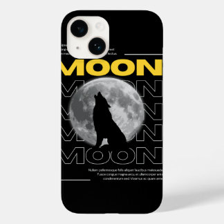 Funda Para iPhone 14 De Case-Mate Funda de teléfono personalizada Lobo Místico con L