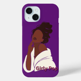 Para iPhone 15 Funda de teléfono pop femenina