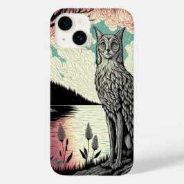 Funda Para iPhone 14 De Case-Mate Funda de teléfono psicodélica de gato místico | Br
