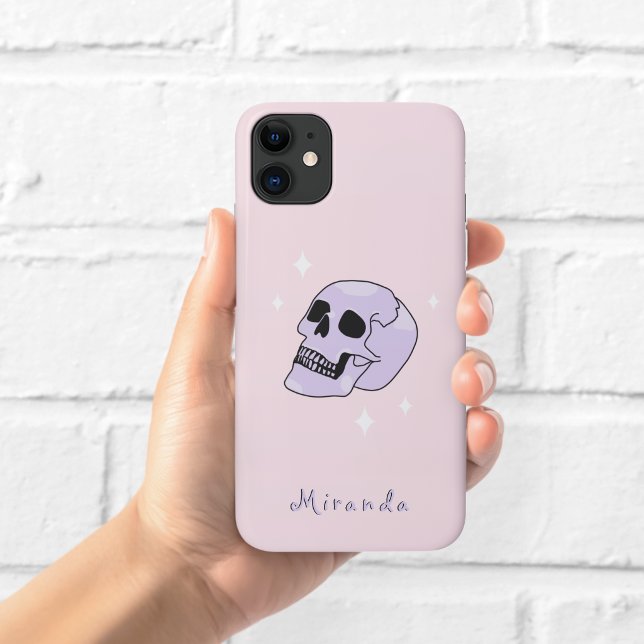 Case-Mate Para iPhone Funda de teléfono rosa calavera bruja (Subido por el creador)