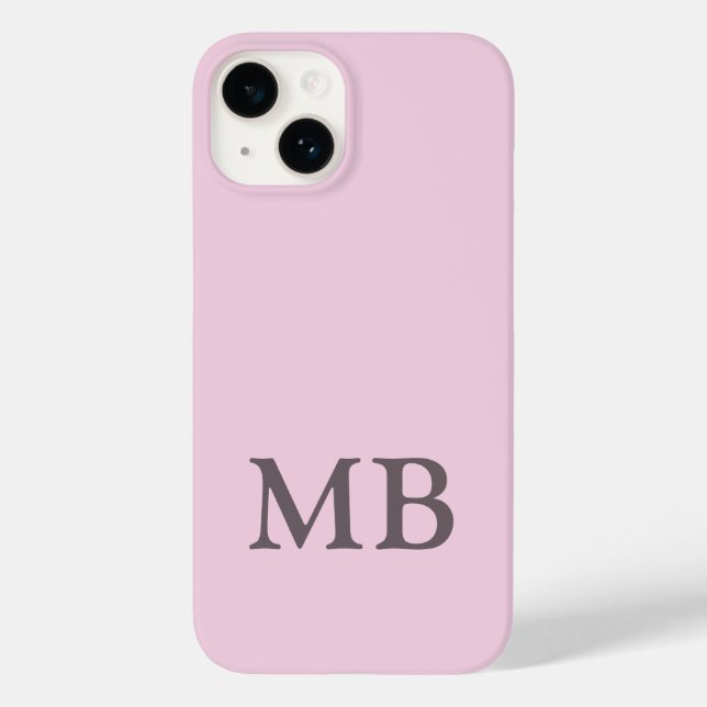 Case-Mate Para iPhone Funda de teléfono rosa claro de lujo con nombre pe (Reverso )