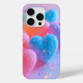Para iPhone 15 Pro Funda de teléfono rosa pastel personalizada con fo