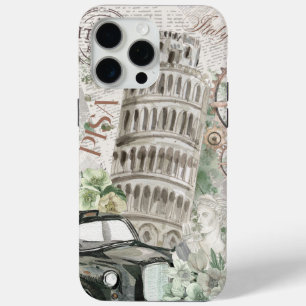 Para iPhone 15 Pro Max Funda de teléfono vintage Italia