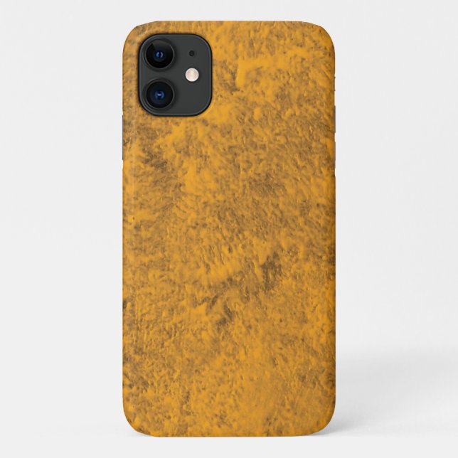 Case-Mate Para iPhone funda de textura grunge amarillo-Mate Apenas allí (Reverso)