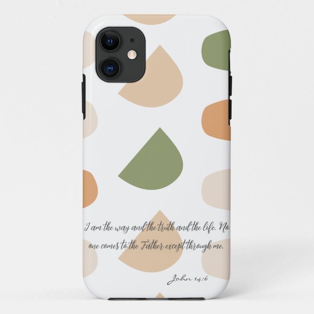 Case-Mate Para iPhone Funda de tonos pastel con bendiciones cristianas (Reverso)
