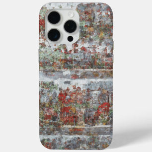 Para iPhone 15 Pro Max Funda de Urban Sketch Art Mobile