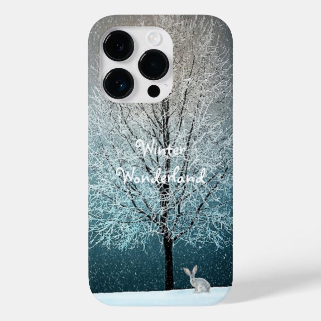 Case-Mate Para iPhone funda de 'Winter Wonderland' i14 Pro (Reverso )