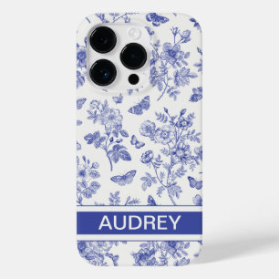 Funda Para iPhone 14 Pro De Case-Mate Funda del equipo de mariposa azul de la Marina par