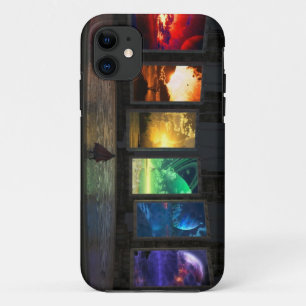 Para iPhone 11 Funda duro de portales