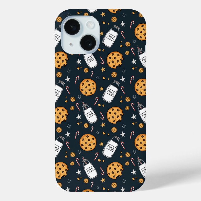 Case-Mate Para iPhone Funda Festiva de Leche y Galletas (Reverso )