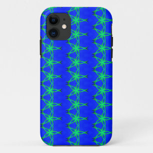 Para iPhone 11 funda geométrico de cola de sirena