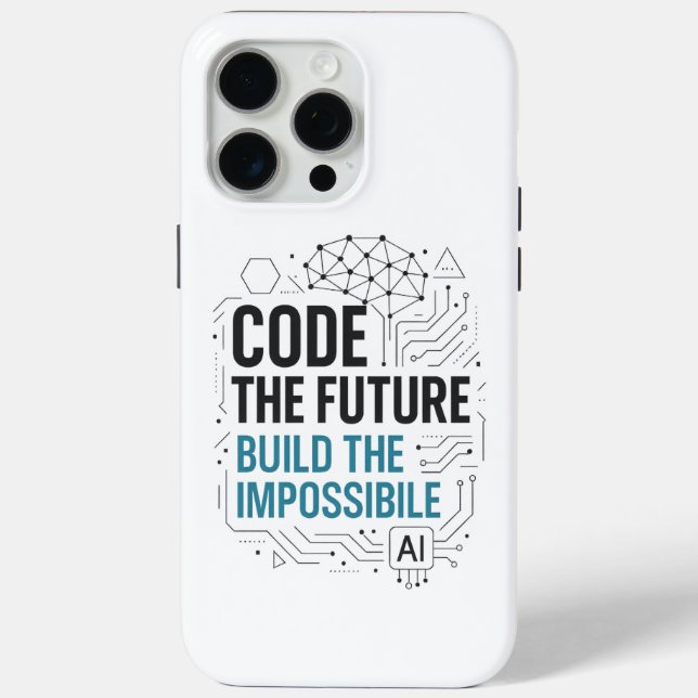 Case-Mate Para iPhone Funda imposible de compilación de futuro de código (Reverso )