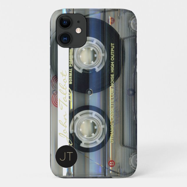 Case-Mate Para iPhone Funda iPC personalizado de cassette de audio T2 re (Reverso)