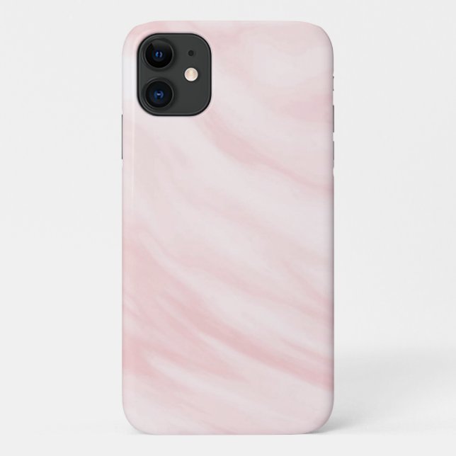 Case-Mate Para iPhone funda moderno de mármol rosa Mate Apenas Ahí Apple (Reverso)