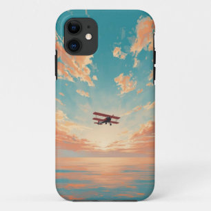 Para iPhone 11 Funda móvil de Sunset Flight Adventure