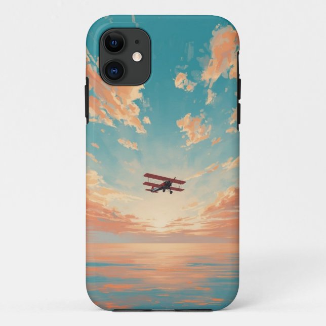 Case-Mate Para iPhone Funda móvil de Sunset Flight Adventure (Reverso)