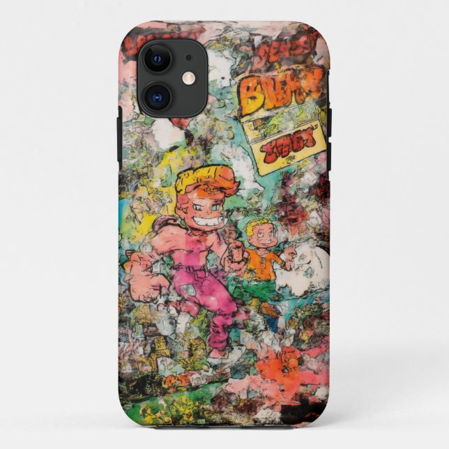 Case-Mate Para iPhone Funda móvil del héroe de historietas retro (Reverso)