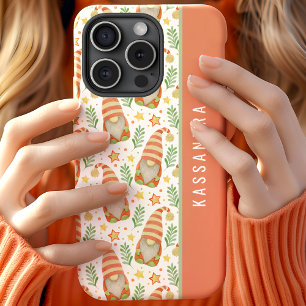 Para iPhone 12 Funda personalizada de Navidad Gnome escandinavo a