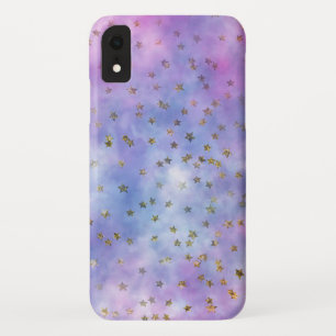 Para iPhone XR Funda y portada de nubes y estrellas inspiradoras 