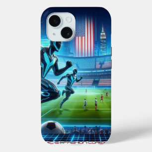 Para iPhone 15 fútbol robótico en una funda de Iphone!