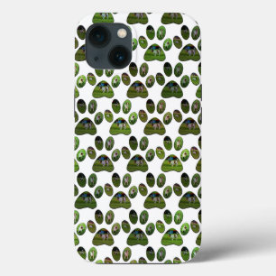 Para iPhone 13 Impresiones de la pata de Fox Terrier, Funda de iP